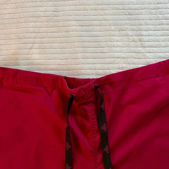 Women's Size XL Medium Couture EZ Flex Magenta Scrub Pants - Picture 6 of 10